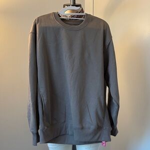 Men's Crewneck Pullover Sweater - Charcoal